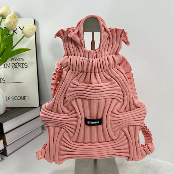 Textured knit backpack — primary view