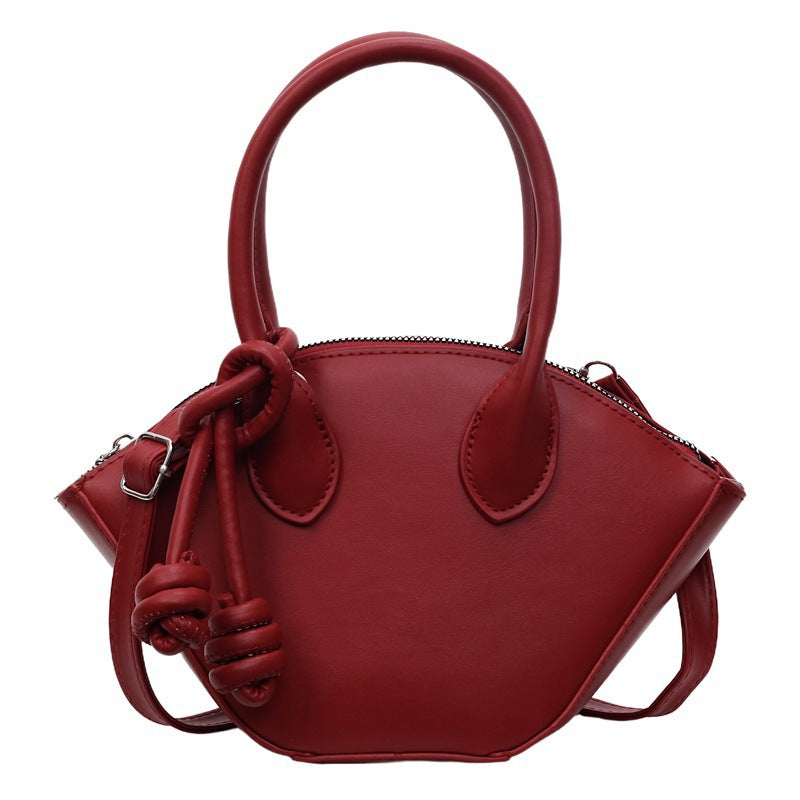 Western-Style PU Crossbody Bag, angled product view