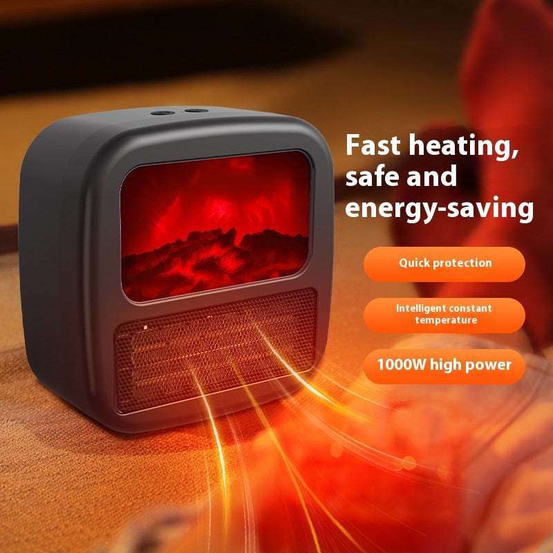 Portable Flame-Effect Electric Fan Heater additional product view