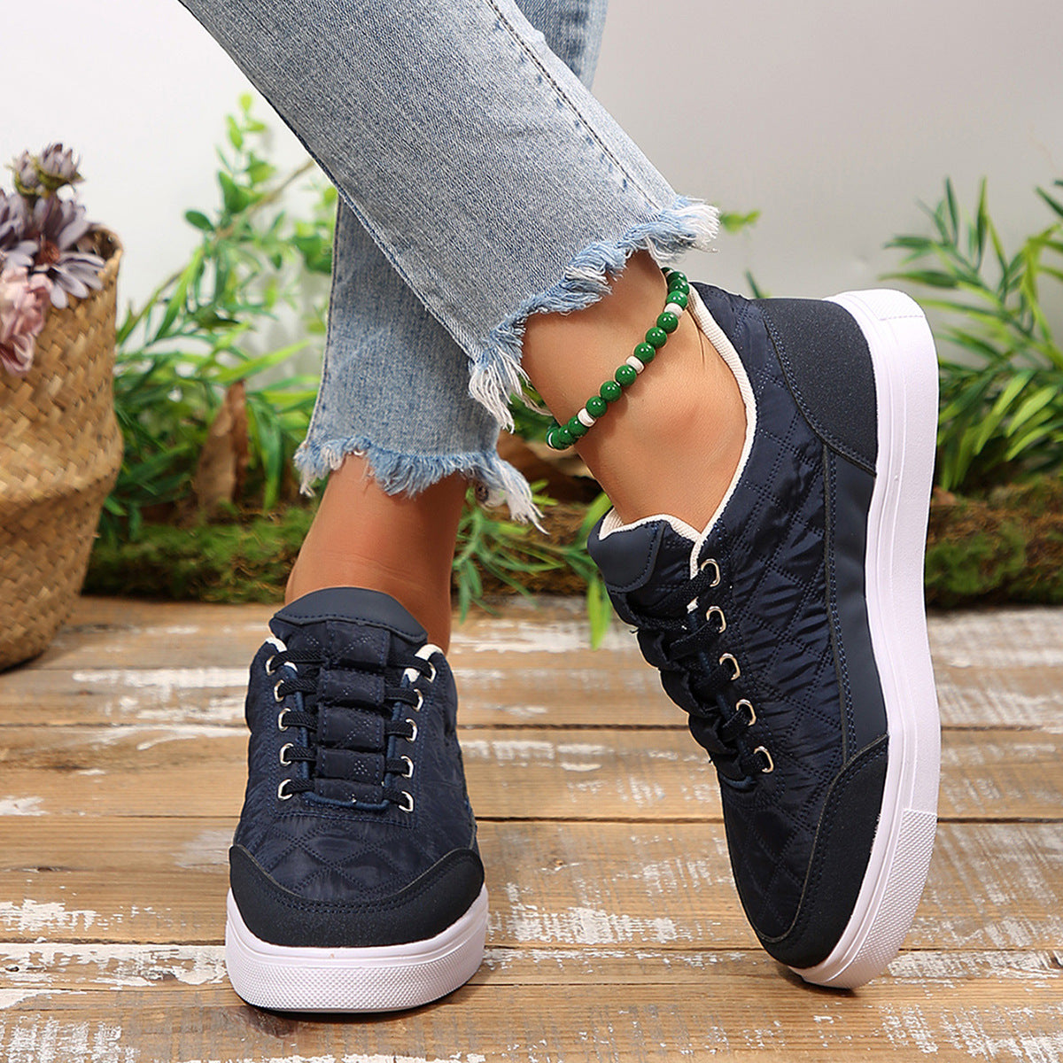 Low-top suede-look sneakers color options
