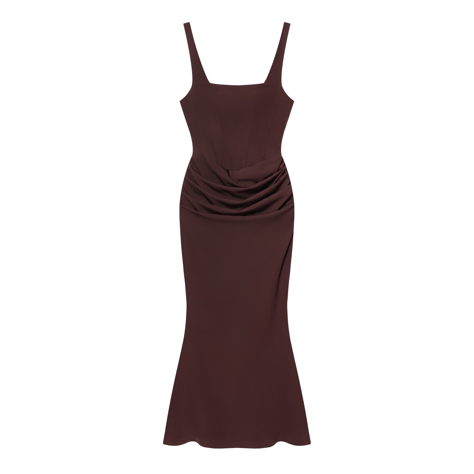 Wrap-style high-waist evening dress — additional view 11