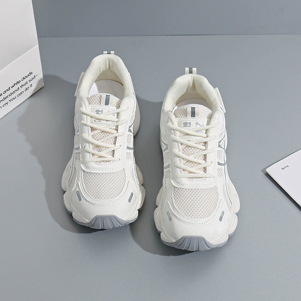 Platform sneakers pair rear view