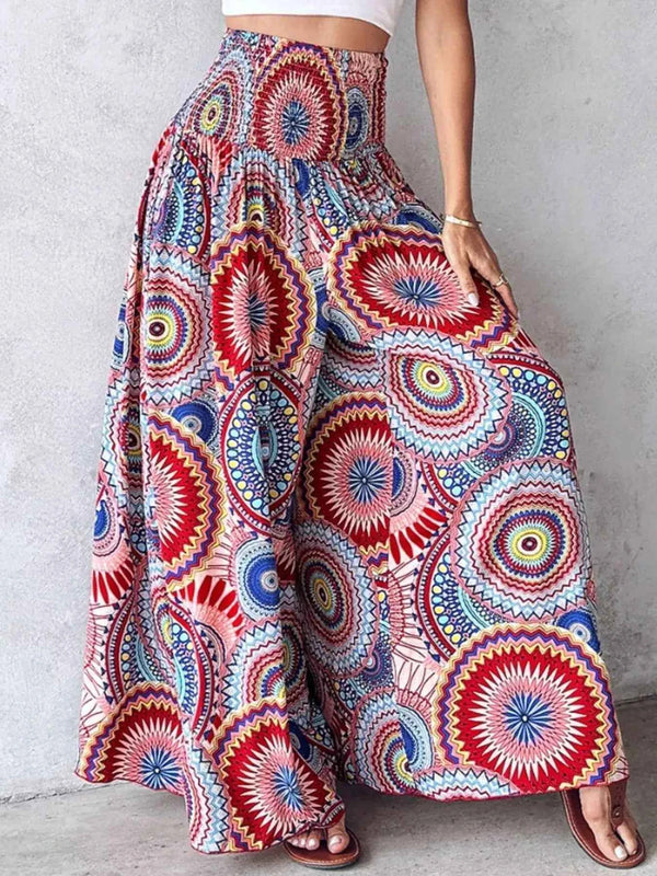 Printed wide-leg pants — additional view 5