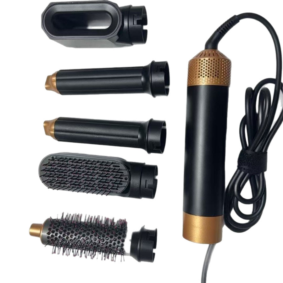 5-in-1 Hot Air Hair Dryer and Curling Iron Set, side product view