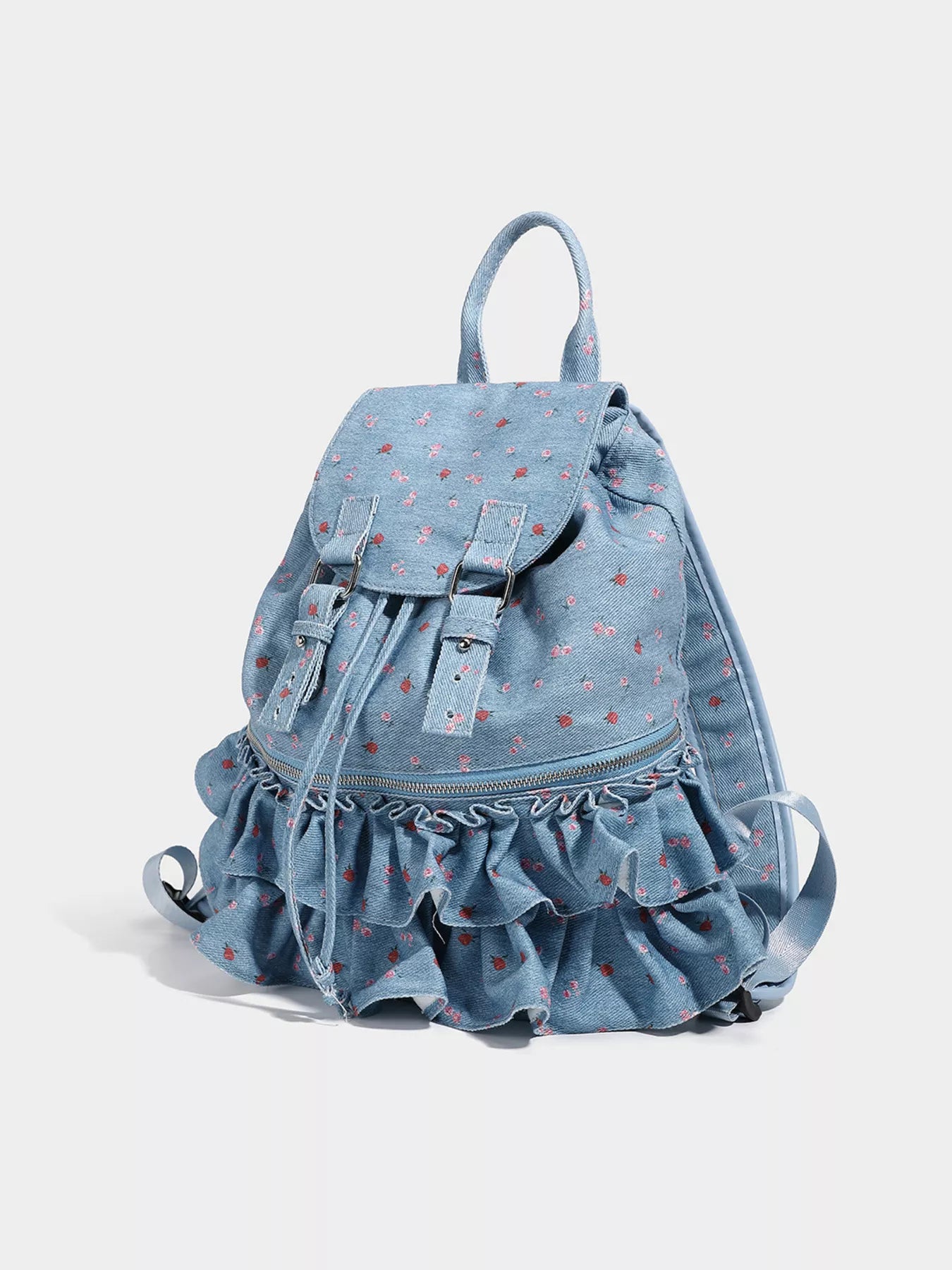 Mini Floral Canvas Backpack — product image 3