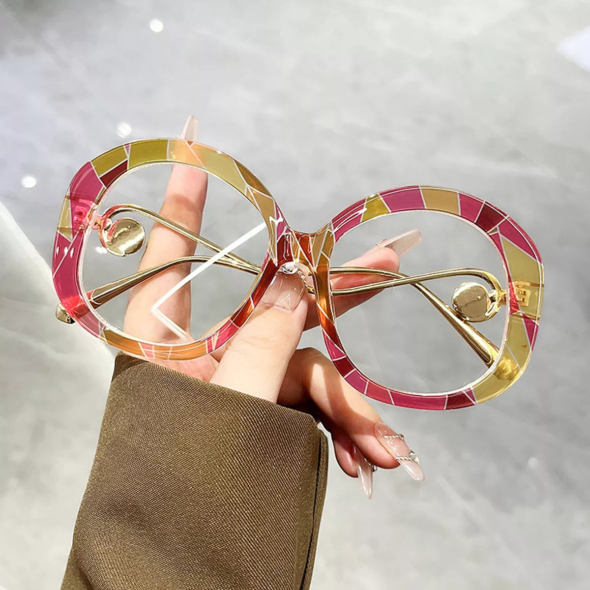 Oversized Round Frame Sunglasses — product image 3