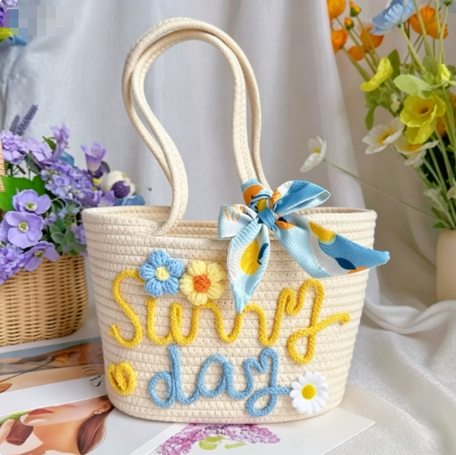DIY tote bag kit color combination option 4