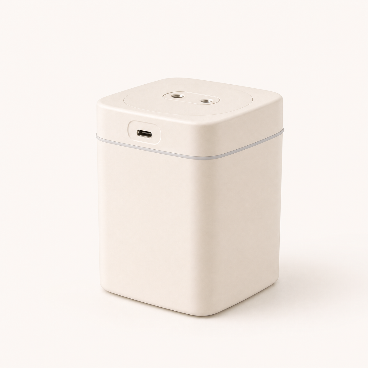 Desktop Air Humidifier with Dual Mist Nozzles, shown in a clear product image