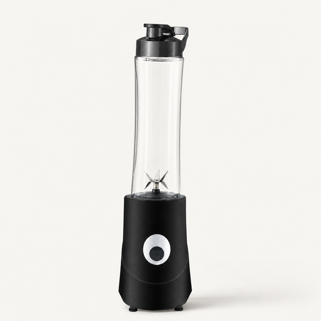 Portable Smoothie Blender 160W for On-the-Go Blending shown in a clear product image
