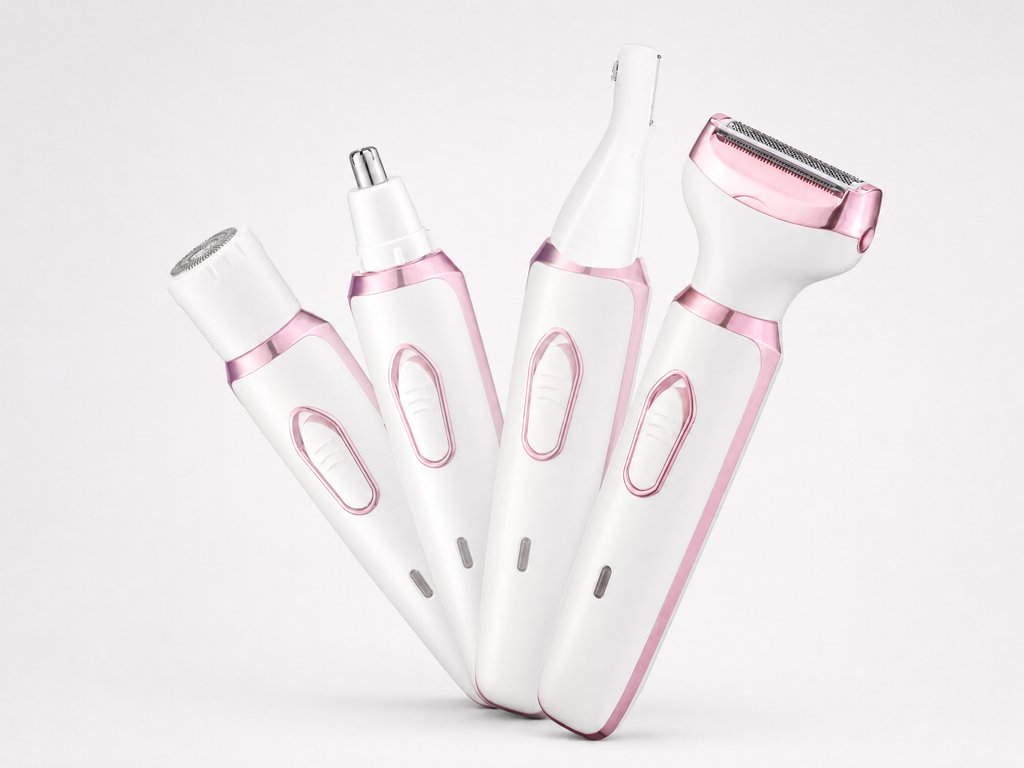 4-in-1 Women's Electric Razor & Trimmer, front product view