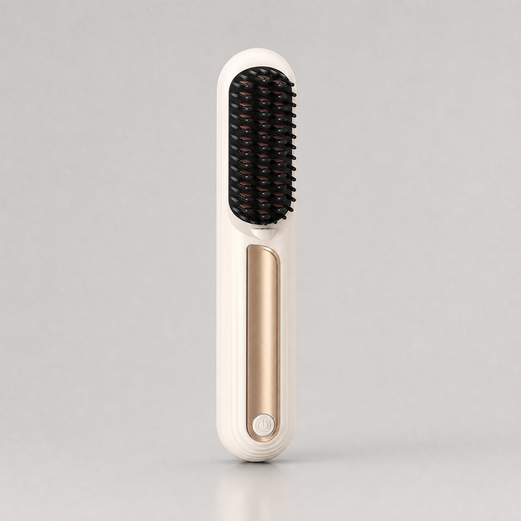 Ceramic Heated Straightening Comb, shown in a clear product image
