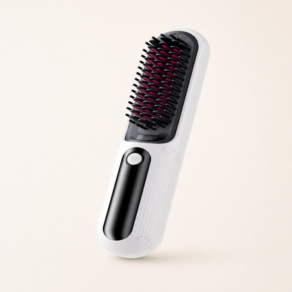 Cordless Ionic Hot Air Styling Brush, shown in a clear product image