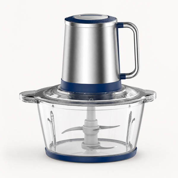 300W Electric Food Processor, angled product view