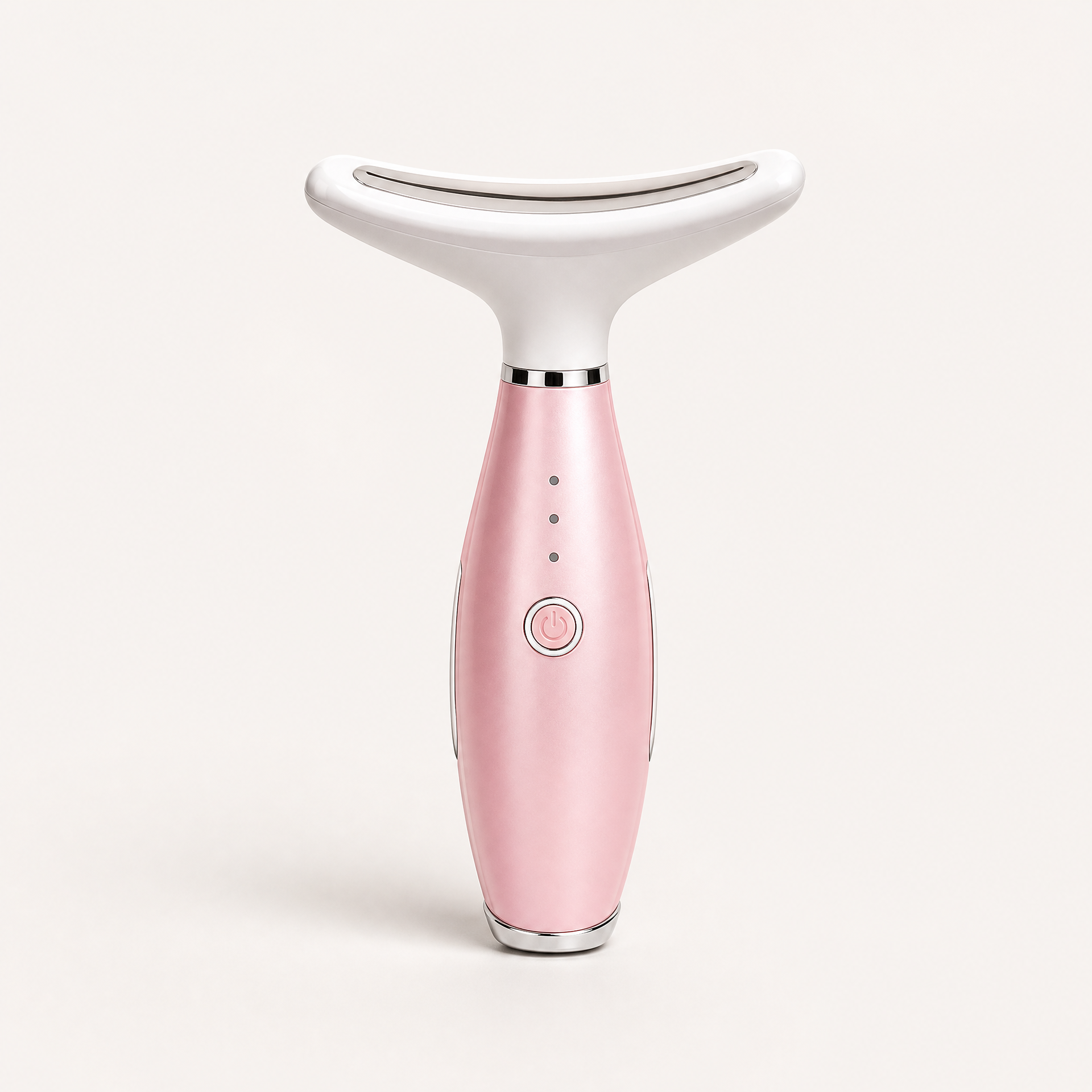 Face & Neck Massager with Warmth shown in a clear product image