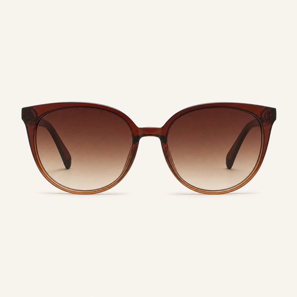 Two-Tone Tinted Fashion Sunglasses, shown in a clear product image