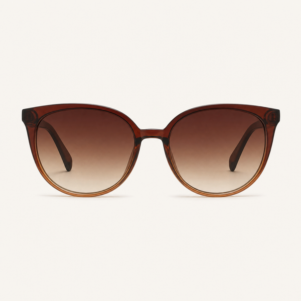 Two-Tone Tinted Fashion Sunglasses, shown in a clear product image