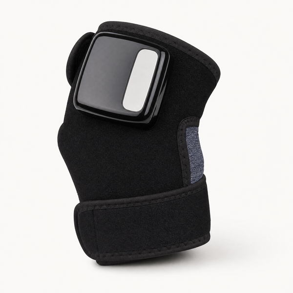 Heated Vibration Massager Wrap - Knee, Elbow & Shoulder, shown in a clear product image