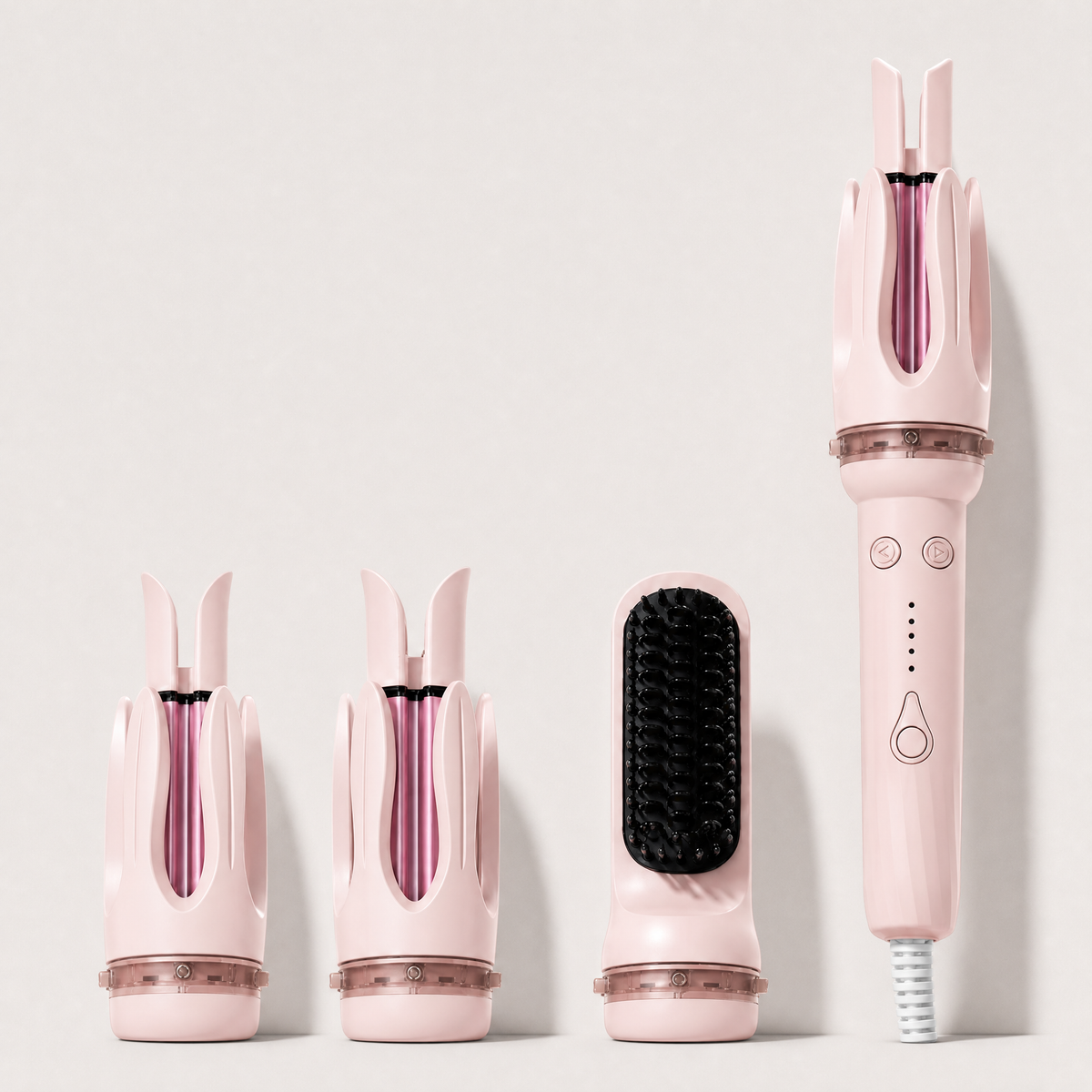 3-in-1 Curling Iron and Straightening Comb Set product image