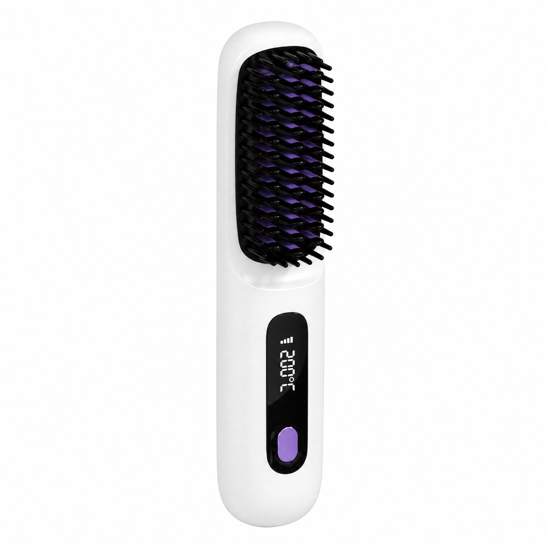 2-in-1 Wireless Hair Straightener Comb - Cordless & Rechargeable, front product view