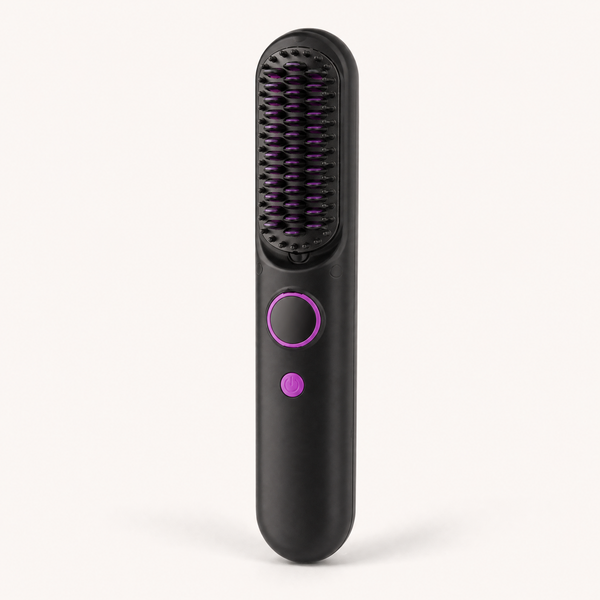 Cordless 2-in-1 Straightening and Curling Comb, front product view