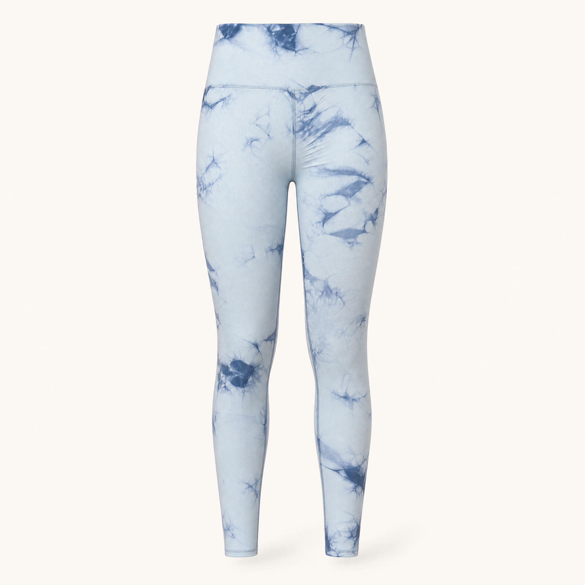 Tie Dye Seamless Yoga Leggings for Women - Contoured Workout Leggings, shown in a clear product image