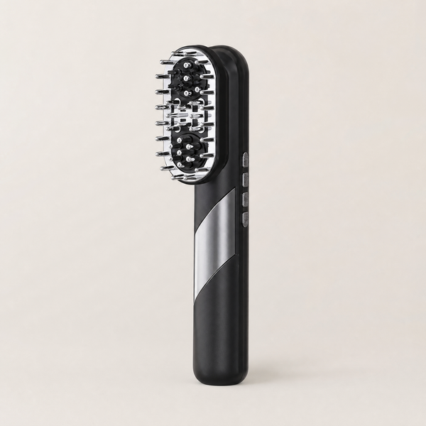 Scalp Massage Comb with Light (Pulsing) shown in a clear product image