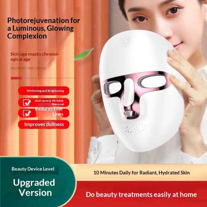 Multi-color LED light beauty mask — primary view