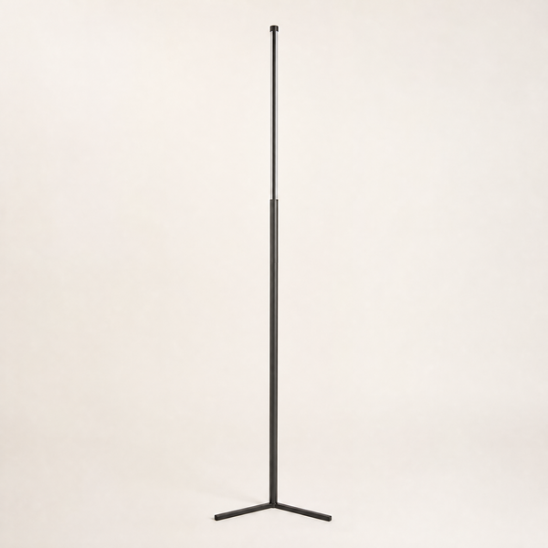 Smart RGB LED Floor Lamp with Bluetooth/Wi-Fi Control, shown in a clear product image