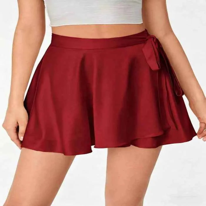 Tie-side flared skirt — primary view