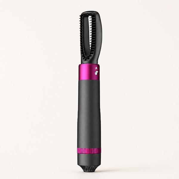 5-in-1 Hot Air Styling Comb with 3 Speed Settings, angled product view