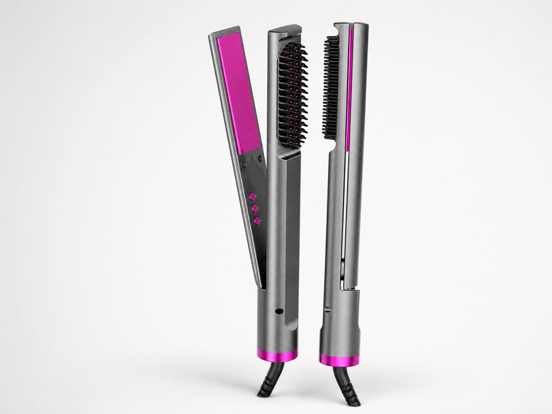 3-in-1 Multifunctional Hair Straightening Comb – Wet & Dry Use, front product view