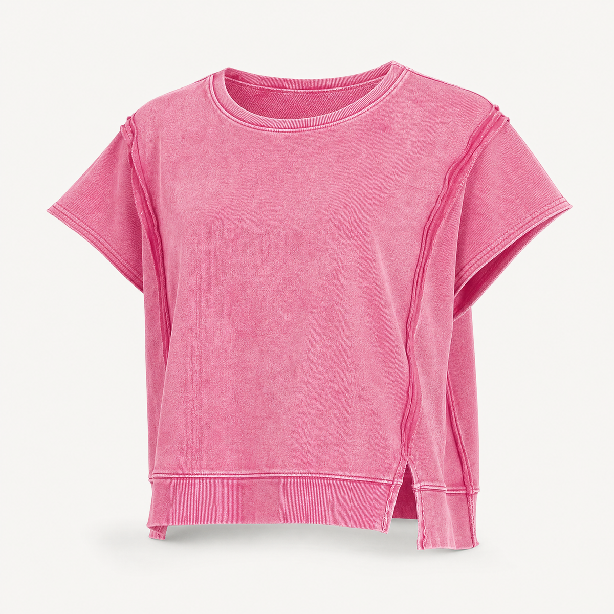 Chic Oversized French Terry Top additional product view