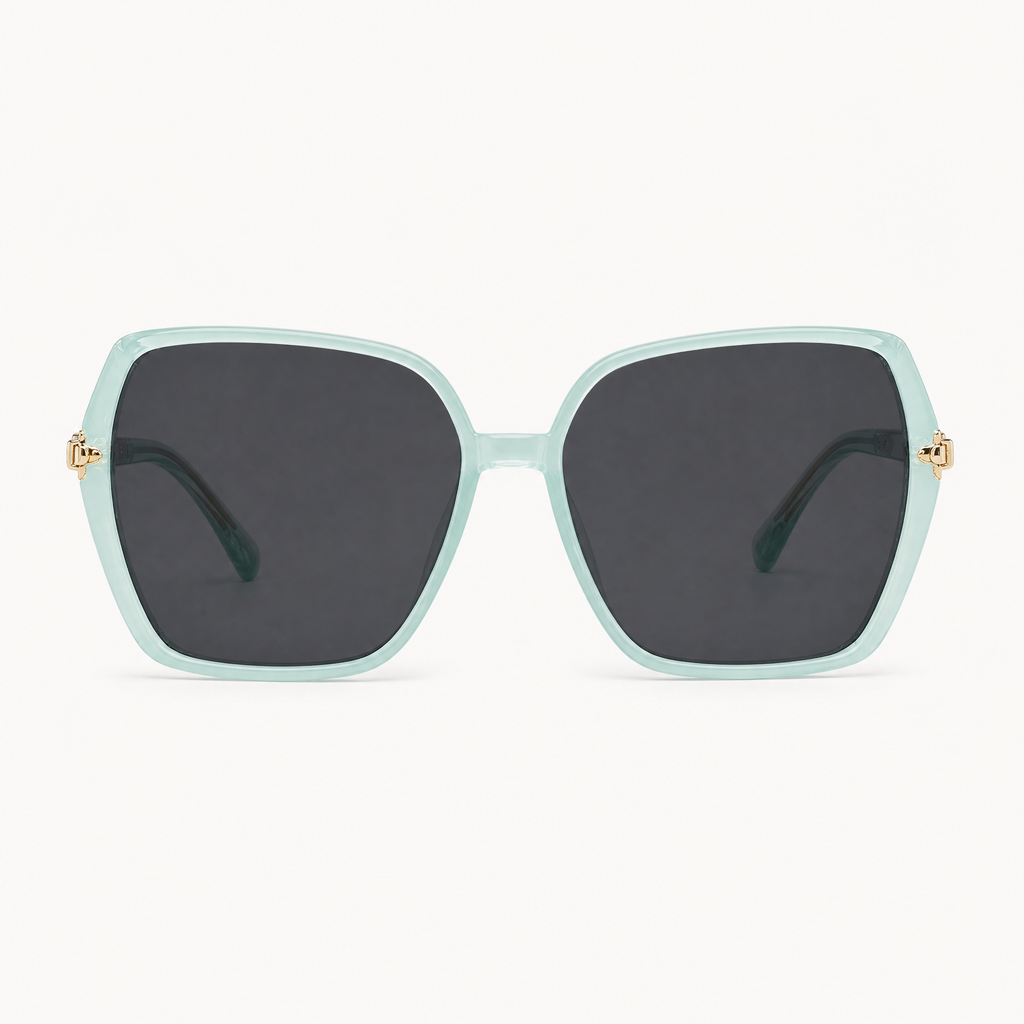 Polygon Square Sunglasses – TR90 Frame, shown in a clear product image