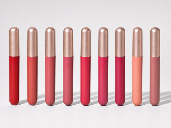 9-Color Peel-Off Matte Lip Stain, shown in a clear product image