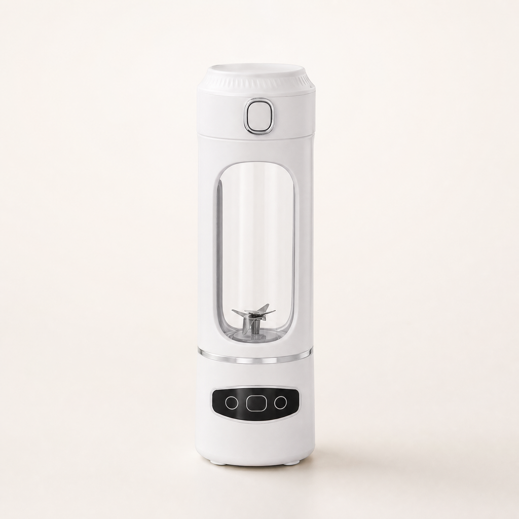 Juice Portable Blender (600ml) - suitable for Smoothies and On-the-Go Blending shown in a clear product image