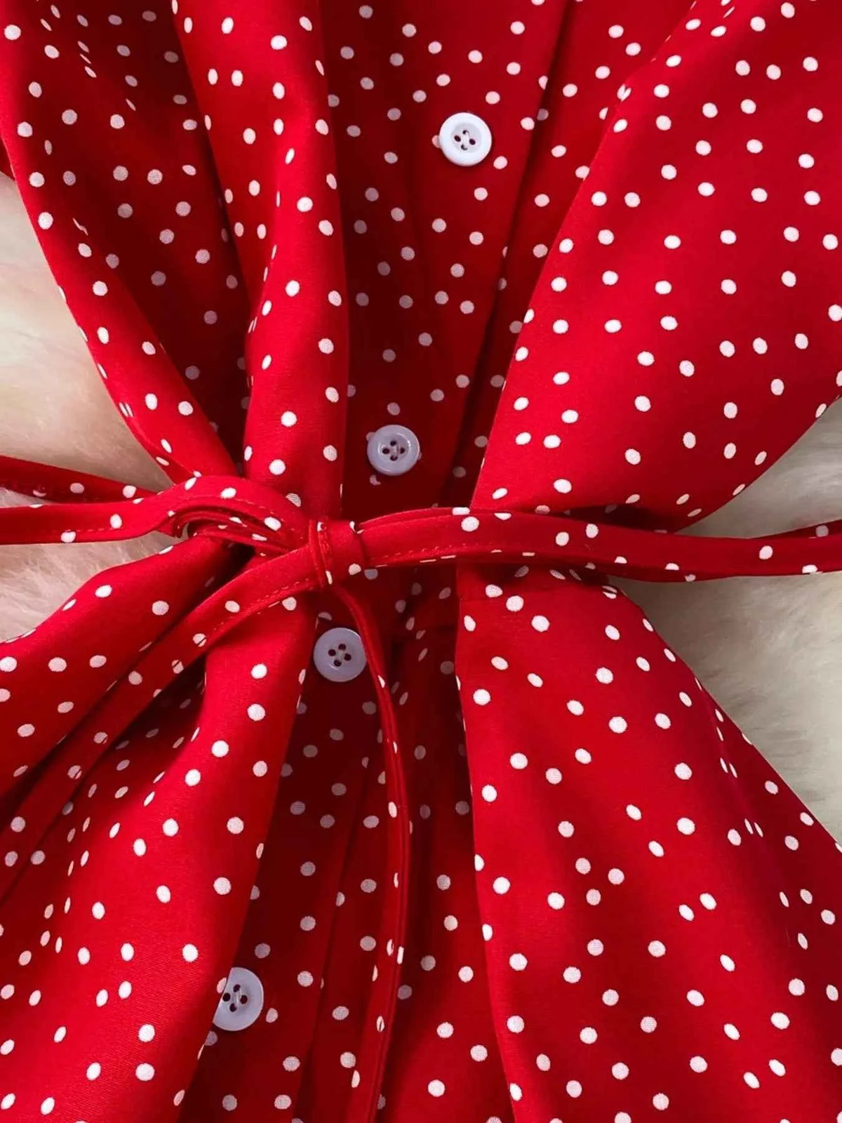Chic Vintage Polka Dot Dress, product view 12