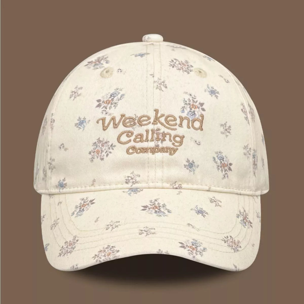 Floral print baseball cap — additional view 2