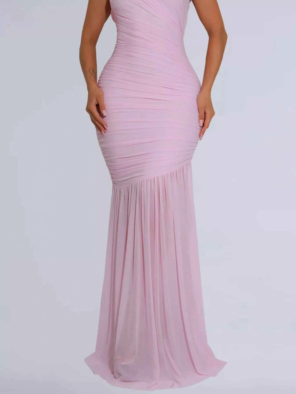 One-shoulder maxi dress — additional view 10