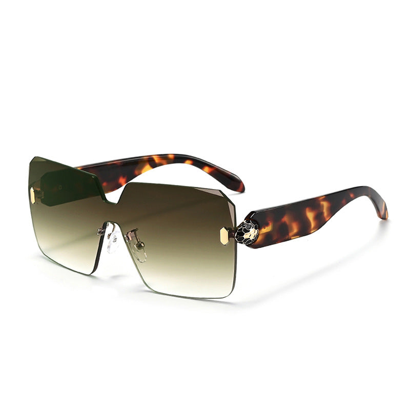 Sunglasses shown worn outdoors in different lighting
