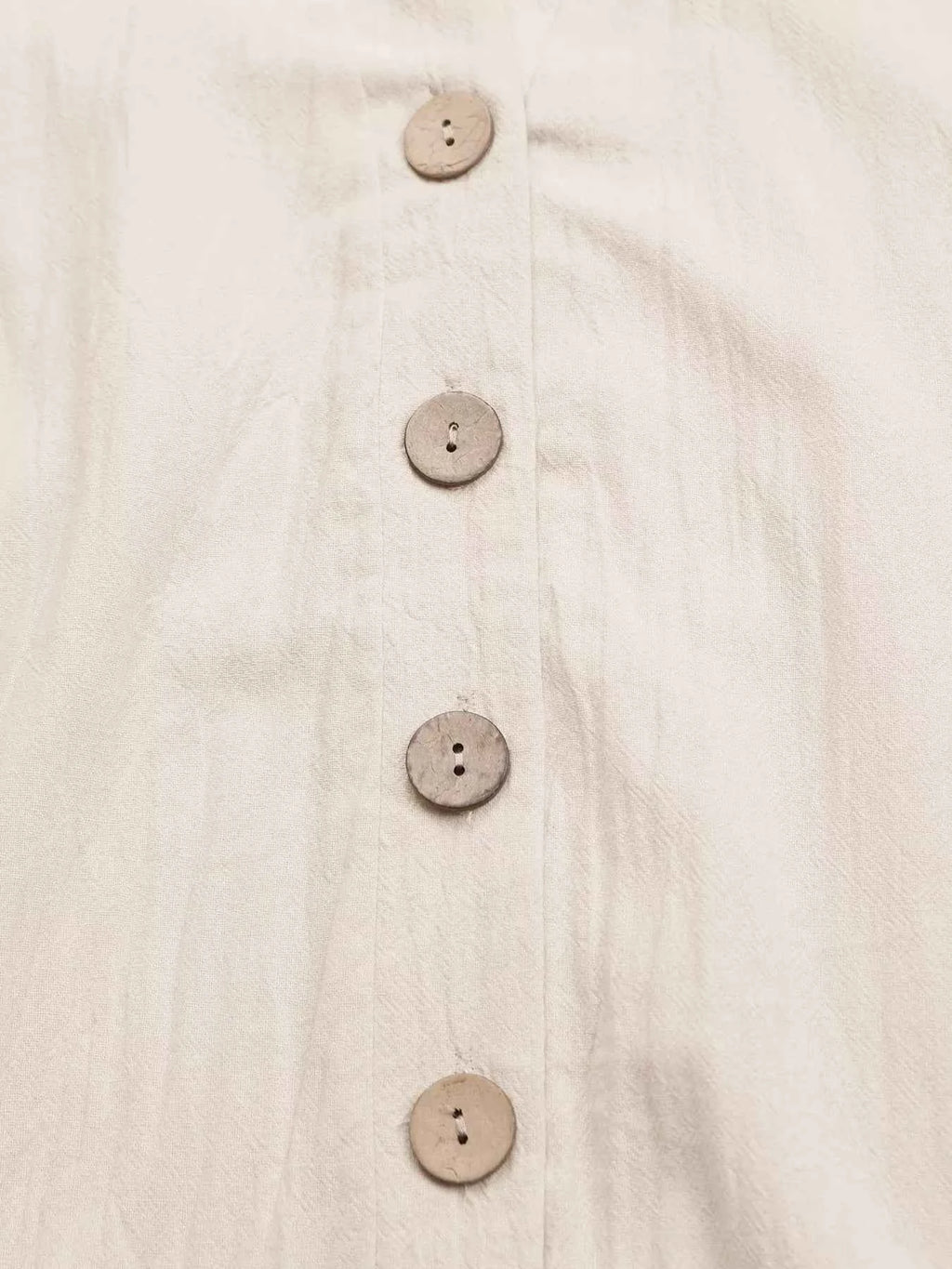 Button-front ruffle hem mini dress — additional view 9