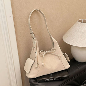 Off White large-capacity bag with adjustable shoulder strap