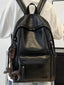 Medium PU Leather Texture Backpack — main product image