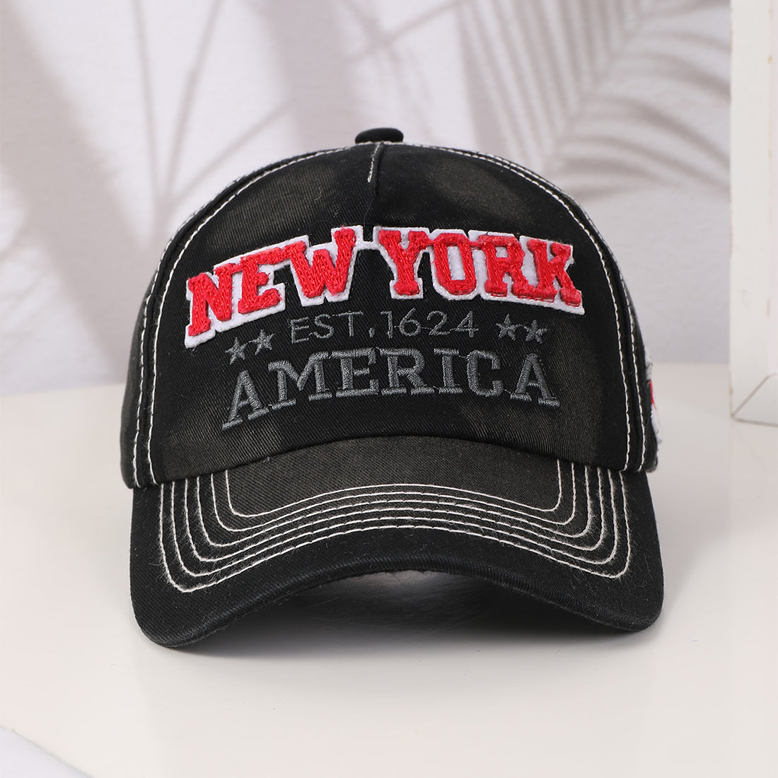 Embroidered Lettering Baseball Cap-Splashis, alternate view 3