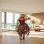 Asymmetrical plaid skirt set — primary view