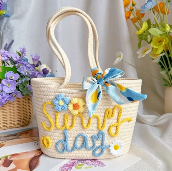DIY tote bag kit color combination option 1