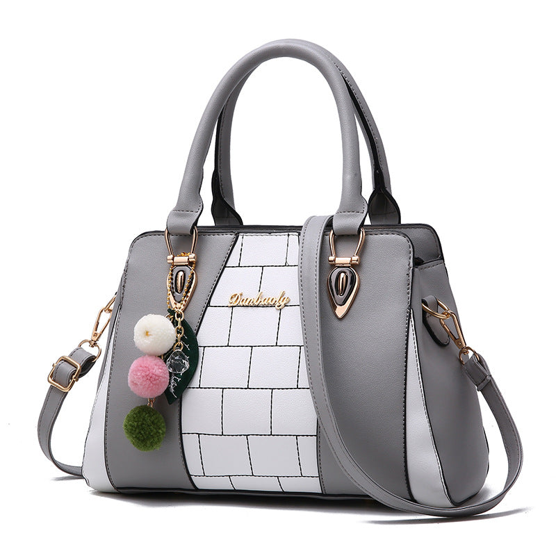 PU Leather Shoulder Bag for Women – Large Capacity Handbag, front product view