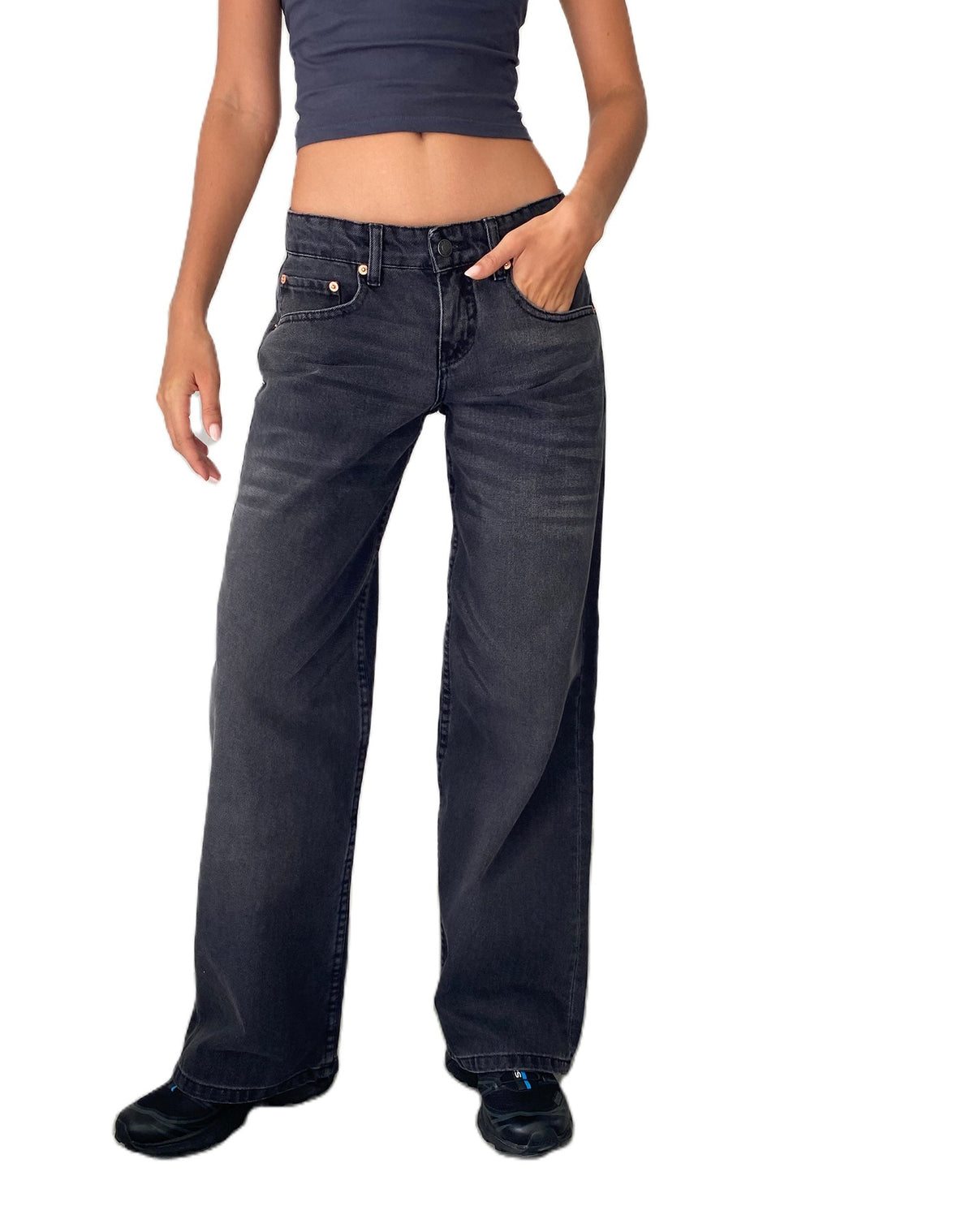 Straight jeans full length