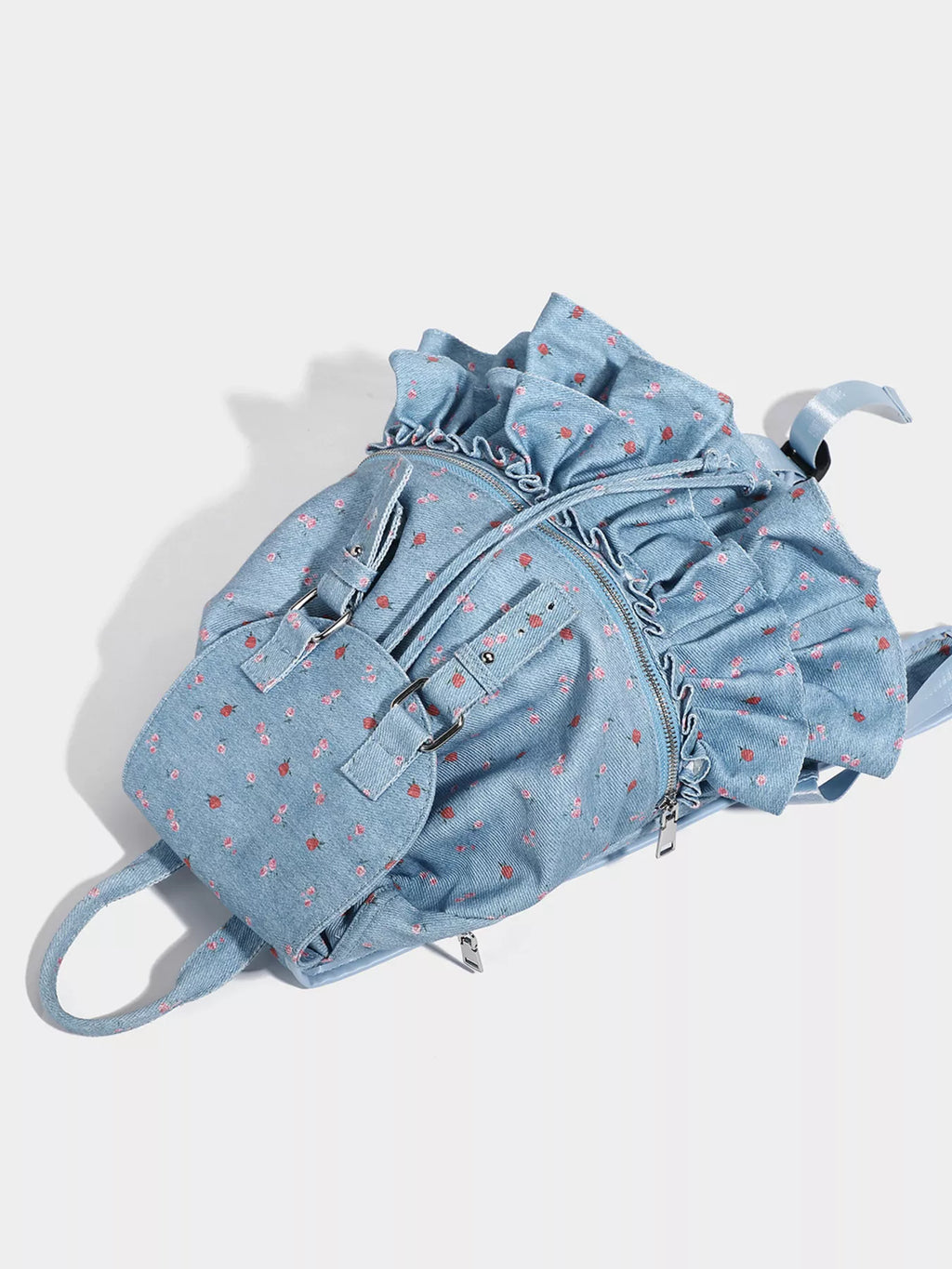 Mini Floral Canvas Backpack — product image 5