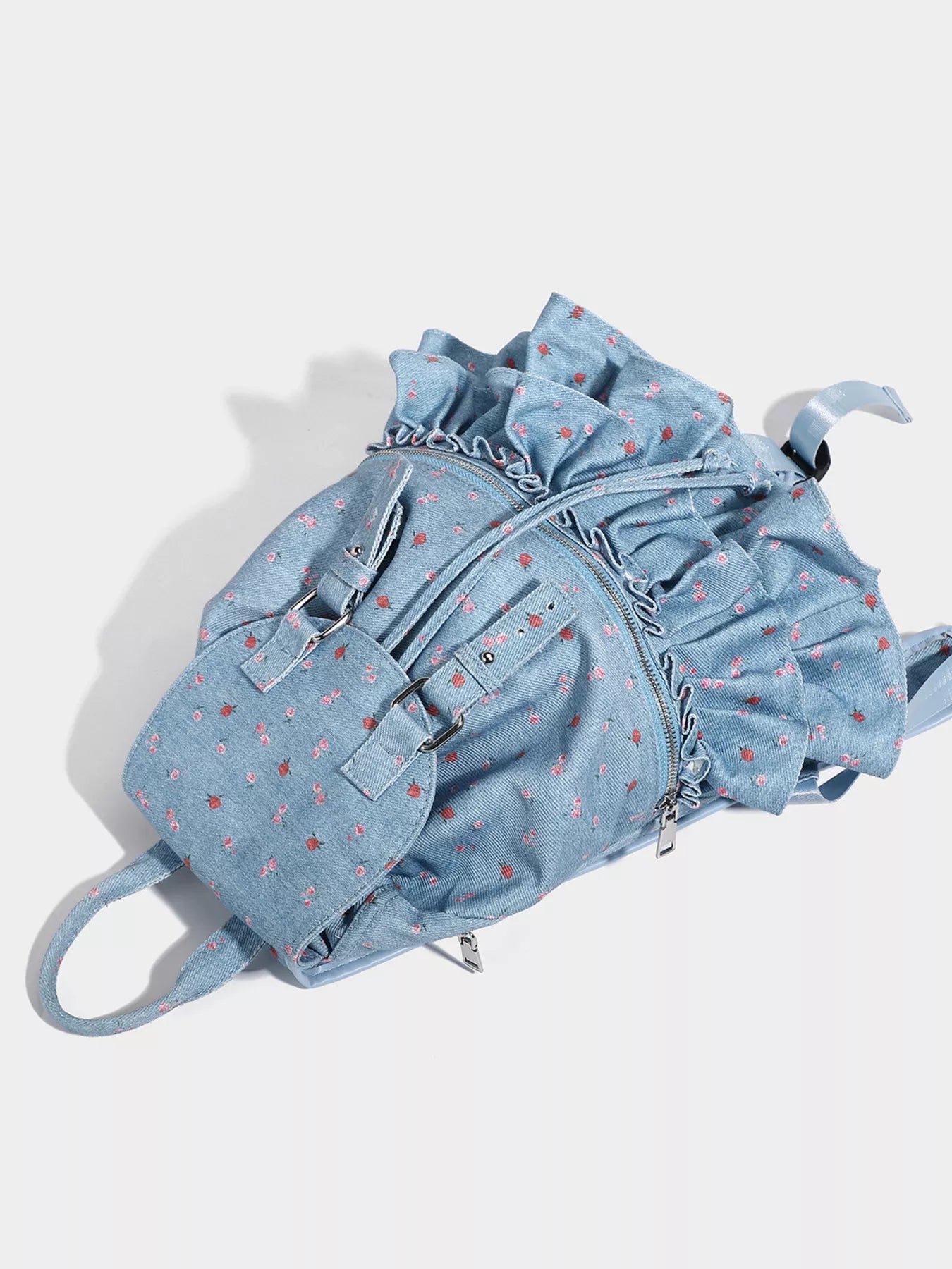 Mini Floral Canvas Backpack — product image 5