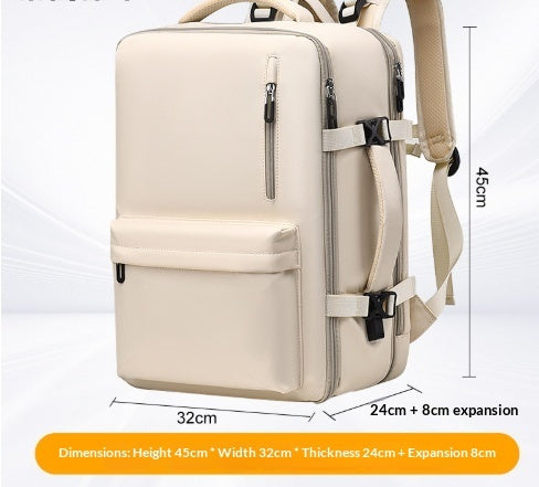 Product detail photo of Travel Backpack, cheese white, everyday style, travel backpack